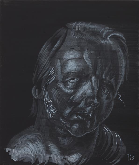 Philip Akkerman - Self-portrait 2018 no.17
