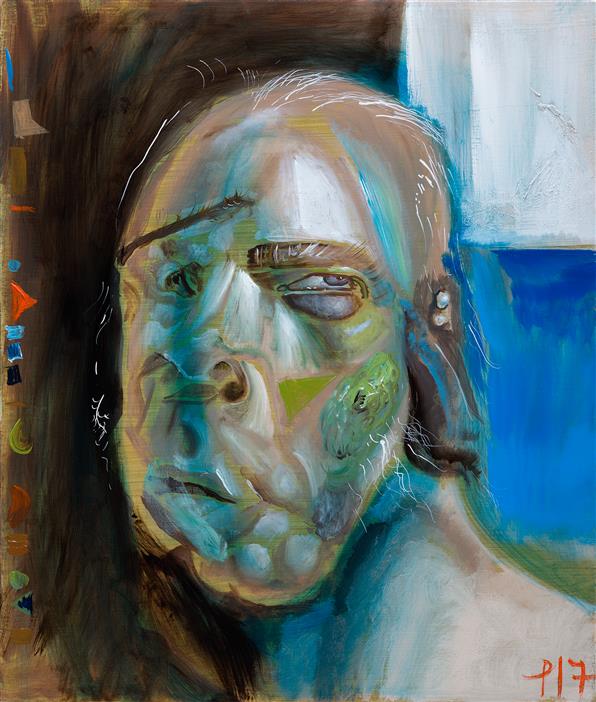 Philip Akkerman - Self-portrait 2017 no.99