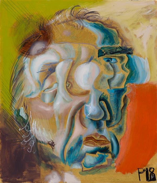Philip Akkerman - Self-portrait 2018 no.46
