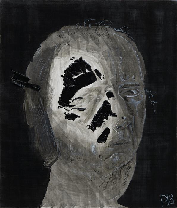 Philip Akkerman - Self-portrait 2018 no.49